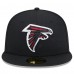 Бейсболка Atlanta Falcons New Era x Felt Black 59FIFTY