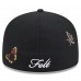 Бейсболка Atlanta Falcons New Era x Felt Black 59FIFTY