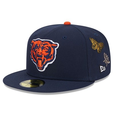 Бейсболка Chicago Bears New Era x Felt Navy 59FIFTY