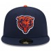 Бейсболка Chicago Bears New Era x Felt Navy 59FIFTY