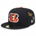 Бейсболка Cincinnati Bengals New Era x Felt Black 59FIFTY