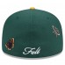 Бейсболка Green Bay Packers New Era x Felt Green 59FIFTY Fitted