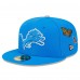 Бейсболка Detroit Lions New Era x Felt Blue 59FIFTY