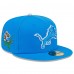Бейсболка Detroit Lions New Era x Felt Blue 59FIFTY
