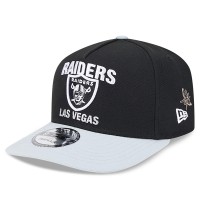 Бейсболка Las Vegas Raiders New Era x Felt Black/Silver A-Frame 9FIFTY Snapback