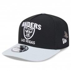 Бейсболка Las Vegas Raiders New Era x Felt Black/Silver A-Frame 9FIFTY Snapback