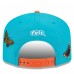 Бейсболка Miami Dolphins New Era x Felt Aqua/Orange A-Frame 9FIFTY
