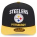 Бейсболка Pittsburgh Steelers New Era x Felt Black/Gold A-Frame 9FIFTY Snapback