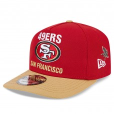 Бейсболка San Francisco 49ers New Era x Felt Scarlet/Gold A-Frame 9FIFTY Snapback