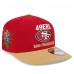 Бейсболка San Francisco 49ers New Era x Felt Scarlet/Gold A-Frame 9FIFTY Snapback