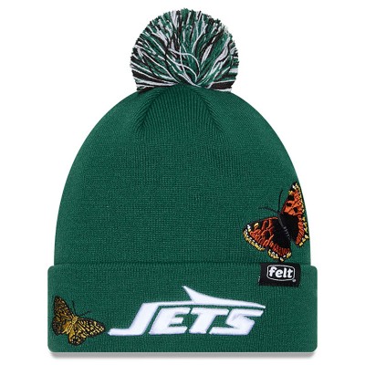 Шапка с помпоном New York Jets New Era x Felt Green
