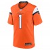 Игровая джерси Denver Broncos Nike #1 Dad Game - Orange