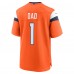 Игровая джерси Denver Broncos Nike #1 Dad Game - Orange