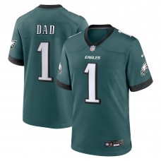 Игровая джерси Philadelphia Eagles Nike #1 Dad Game - Midnight Green