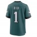 Игровая джерси Philadelphia Eagles Nike #1 Dad Game - Midnight Green