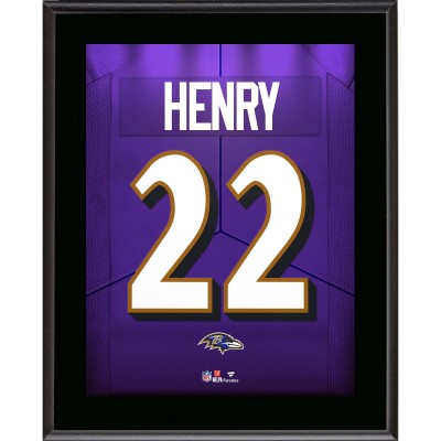 Derrick Henry Baltimore Ravens Fanatics Authentic 10.5 x 13 Jersey Number Sublimated Player Plaque