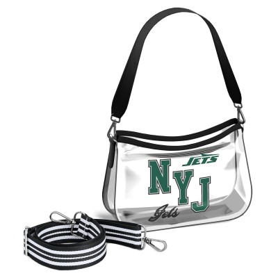 New York Jets WEAR by Erin Andrews Clear Stadium Mini Purse