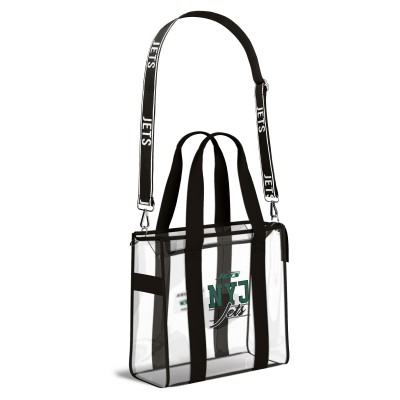 New York Jets WEAR by Erin Andrews Stadium Tote Bag with Team Color Trim