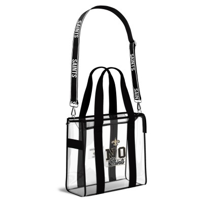 New Orleans Saints WEAR by Erin Andrews Stadium Tote Bag with Team Color Trim