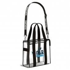 Carolina Panthers WEAR by Erin Andrews Stadium Tote Bag with Team Color Trim