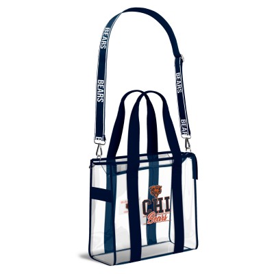 Chicago Bears WEAR by Erin Andrews Stadium Tote Bag with Team Color Trim