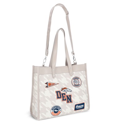 Denver Broncos WEAR by Erin Andrews Patch Printed Tote Bag