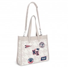 New England Patriots WEAR by Erin Andrews Patch Printed Tote Bag New England Patriots WEAR by Erin Andrews Patch Printed Tote Bag