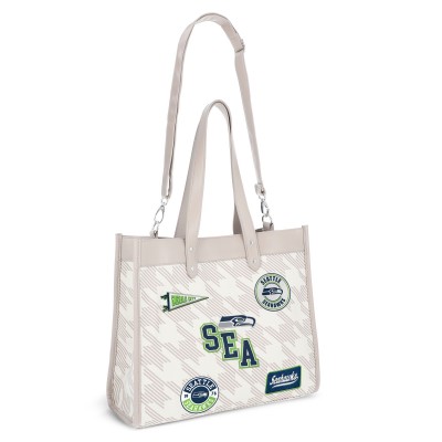 Seattle Seahawks WEAR by Erin Andrews Patch Printed Tote Bag