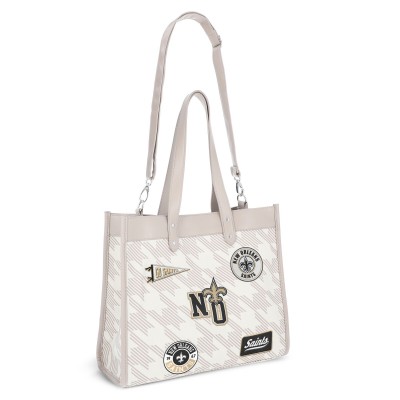 New Orleans Saints WEAR by Erin Andrews Patch Printed Tote Bag