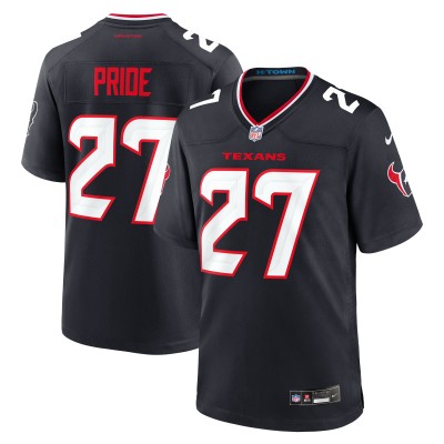 Игровая джерси Troy Pride Houston Texans Nike Team Game -  Navy