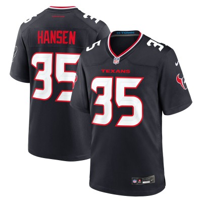 Игровая джерси Jake Hansen Houston Texans Nike Team Game -  Navy