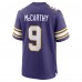 Игровая джерси J.J. McCarthy Minnesota Vikings Nike 2nd Alternate 2024 NFL Draft First Round Pick Player Game - Purple