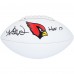 Kurt Warner Arizona Cardinals Autographed Fanatics Authentic Franklin White Panel Football with HOF 17 Inscription