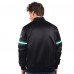 New York Jets Starter Black New Logo Full-Snap Jacket