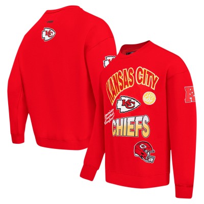 Свитшот Kansas City Chiefs Pro Standard Turn It Up Drop Shoulder - Red