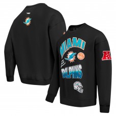 Кофта Miami Dolphins Pro Standard Black Turn It Up Drop Shoulder