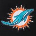 Кофта Miami Dolphins Pro Standard Black Turn It Up Drop Shoulder