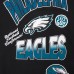 Свитшот Philadelphia Eagles Pro Standard Turn It Up Drop Shoulder - Black