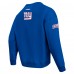 New York Giants Pro Standard Royal Turn It Up Drop Shoulder Pullover Sweatshirt