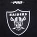 Las Vegas Raiders Pro Standard Black Turn It Up Drop Shoulder Pullover Sweatshirt