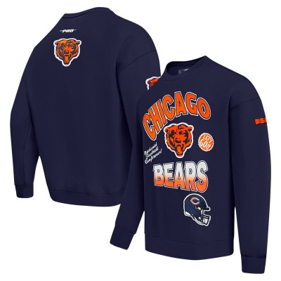 Кофта Chicago Bears Pro Standard Navy Turn It Up Drop Shoulder