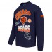 Кофта Chicago Bears Pro Standard Navy Turn It Up Drop Shoulder