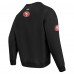 San Francisco 49ers Pro Standard Black Turn It Up Drop Shoulder Pullover Sweatshirt