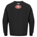 San Francisco 49ers Pro Standard Black Turn It Up Drop Shoulder Pullover Sweatshirt