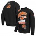 Cincinnati Bengals Pro Standard Black Turn It Up Drop Shoulder Pullover Sweatshirt