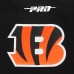 Cincinnati Bengals Pro Standard Black Turn It Up Drop Shoulder Pullover Sweatshirt