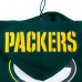 Толстовка на молнии Green Bay Packers Pro Standard Green Split Logo Double Knit