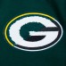 Толстовка на молнии Green Bay Packers Pro Standard Green Split Logo Double Knit