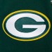 Толстовка на молнии Green Bay Packers Pro Standard Green Split Logo Double Knit