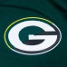 Толстовка на молнии Green Bay Packers Pro Standard Green Split Logo Double Knit